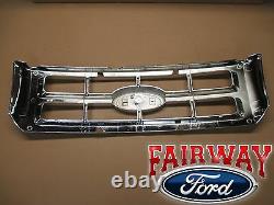 08 thru 12 Escape OEM Genuine Ford Parts Chrome Grille Grill without Emblem NEW