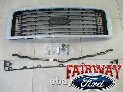 09 thru 14 F-150 OEM Genuine Ford FX2 FX4 Model Black Grille Paint-to-Match NEW
