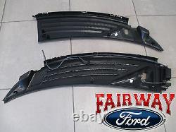 09 thru 14 F-150 OEM Genuine Ford Parts Cowl Panel Grille Set with Seals RH & LH