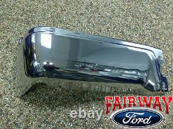 09 thru 14 Ford F-150 OEM Genuine Ford Rear Chrome Step Bumpers witho Prox Sensors