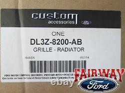 09 thru 14 Ford F150 OEM Genuine Ford 3 Bar Chrome Mesh Grille Grill withEmblem