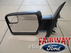 11 thru 14 F-150 OEM Genuine Ford Power Adjustable Glass Black LH Driver Mirror