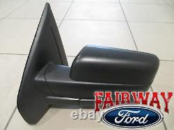 11 thru 14 F-150 OEM Genuine Ford Power Adjustable Glass Black LH Driver Mirror