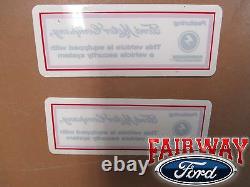 11 thru 16 F250 F350 OEM Genuine Ford Parts Scalable Security Alarm System Kit