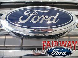 15 thru 17 F-150 OEM Genuine Ford Chrome 5-Bar Grille Grill witho Camera with Emblem