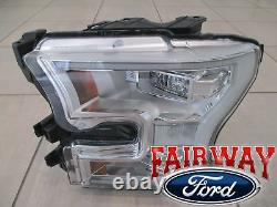 15 thru 17 F-150 OEM Genuine Ford Chrome LED Head Lamp Light Left Driver NEW