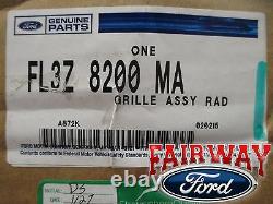15 thru 17 F-150 OEM Genuine Ford Luxurious Chrome Platinum Mesh Grille with Emb