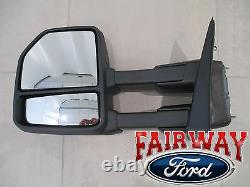 15 thru 17 F-150 OEM Genuine Ford Manual Telescopic Trailer Tow Mirrors PAIR