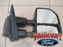 15 thru 20 F-150 OEM Genuine Ford ALL Manual Telescopic Trailer Tow Mirrors PAIR