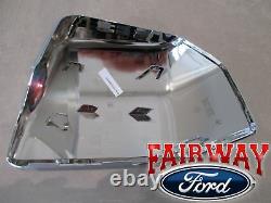 15 thru 20 F-150 OEM Genuine Ford Parts Chrome Mirror Cover Skull Cap Set of 2