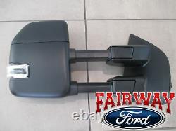 15 thru 20 F-150 OEM Genuine Ford Power Trailer Tow Mirrors PAIR for XL & XLT