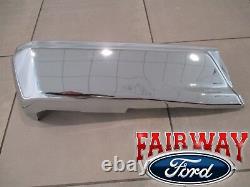 15 thru 20 Ford F150 OEM Genuine Ford Rear Chrome Step Bumper witho Prox LH Driver
