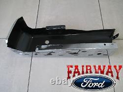 15 thru 20 Ford F150 OEM Genuine Ford Rear Chrome Step Bumpers with Prox Sensors