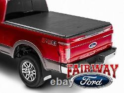 17 thru 21 Super Duty OEM Genuine Ford Soft Roll-Up Tonneau Cover 8' Long Bed