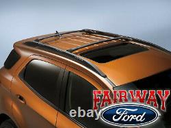 18 thru 20 EcoSport OEM Genuine Ford Black Roof Rack Cross Bar Set 2-piece