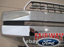 18 thru 20 F-150 OEM Genuine Ford Chrome & Mesh Grille Grille LARIAT