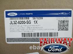 18 thru 20 F-150 OEM Genuine Ford Color Code J7 Magnetic & Black Grille Grill