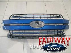 18 thru 20 F-150 OEM Genuine Ford N6 Lightning Blue & Black Grille Grill NEW