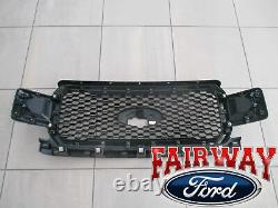 18 thru 20 F-150 OEM Genuine Ford UX Ingot Silver & Black Grille Grill NEW