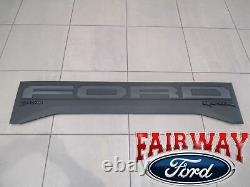 19 thru 20 F-150 OEM Genuine Ford SVT RAPTOR Tail Gate Applique Rear Trim Panel