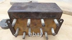 1915 1916 Model T Ford COIL BOX with SWITCH / LID Original one piece top