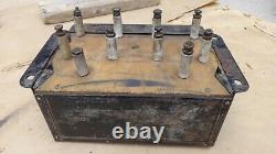 1915 1916 Model T Ford COIL BOX with SWITCH / LID Original one piece top
