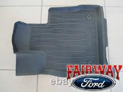 20 thru 21 Explorer OEM Genuine Ford Tray Style Molded Floor Mat Set 4-pc NEW