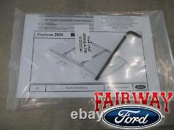 20 thru 22 Explorer OEM Genuine Ford Parts Black Roof Rack Cross Bar Set 2-piece