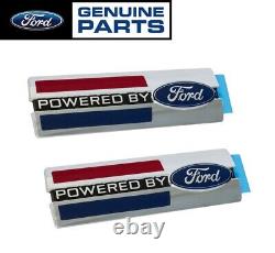 2006-2008 Shelby GT Genuine Ford OEM Powered by Ford Fender Emblems Chrome Pair