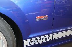2006-2008 Shelby GT Genuine Ford OEM Powered by Ford Fender Emblems Chrome Pair