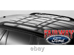 2007 thru 2014 Edge MKX OEM Genuine Ford Black Roof Rack Side Rail Set