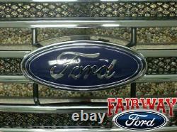 2009 thru 2014 F-150 OEM Genuine Ford Parts Chrome Lariat Grille with Emblem NEW