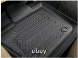 2015 2020 F150 OEM Genuine Ford Tray Style Molded Floor Mat Set 3 pc CREW CAB