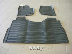 2015 2020 F150 OEM Genuine Ford Tray Style Molded Floor Mat Set 3 pc CREW CAB