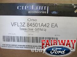 2015 thru 2020 F-150 OEM Genuine Ford Soft Roll-Up Tonneau Bed Cover 5.5' NEW