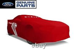 2020 Shelby GT500 Genuine Ford OEM Red Indoor Car Cover with Snake Logo