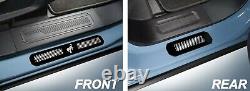 2021 Bronco 4-Door Genuine Ford OEM Sill Step Plates Black Stainless Steel