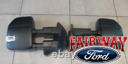 2021 F-150 OEM Genuine Ford Power Trailer Tow Mirrors Manual Fold with Camera BLIS