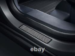 2022 Maverick Genuine Ford OEM 4pc Sill Step Plates Black Stainless Steel