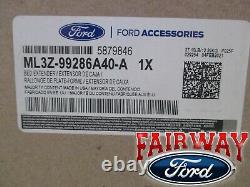 21 thru 22 Ford F-150 F150 OEM Genuine Ford Black Stowable Bed Extender Kit NEW