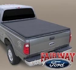 99 thru 16 Super Duty OEM Genuine Ford Soft Roll-Up Tonneau Bed Cover 6-3/4' NEW