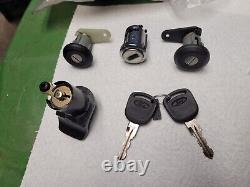 Escort Mk3 RS Turbo Genuine Ford complete lock set WITH CENTRAL LOCKING