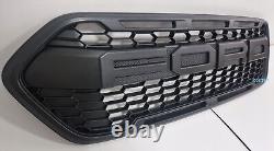 For 2018-2023 Ford Transit Custom Grill Raptor Style Front Mesh Grille withLetter