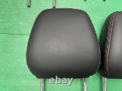 Ford Kuga Mk3 Front Headrests Leather Black Red Stitching 2019-2023