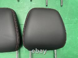 Ford Kuga Mk3 Front Headrests Leather Black Red Stitching 2019-2023