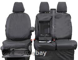 Ford Transit Custom Crew Cab 2016 Waterproof Seat Covers Full Set Fronts & Rears