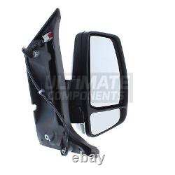 Ford Transit Custom Van 2012- Power Folding Wing Door Mirror Drivers Side Black