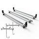 Ford Transit Custom Roof Rack Bars With Load Stops And Ladder Clamps At86ls+a1