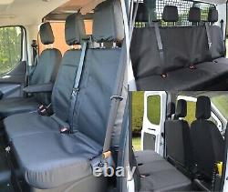 Ford Transit LWB/Tipper Crew Cab Heavy Duty Seat Covers (7Seats)