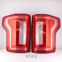 Genuine 2017 Ford F-150 KING RANCH LED Tail Light Lamp OEM witho BLIS LH RH PAIR